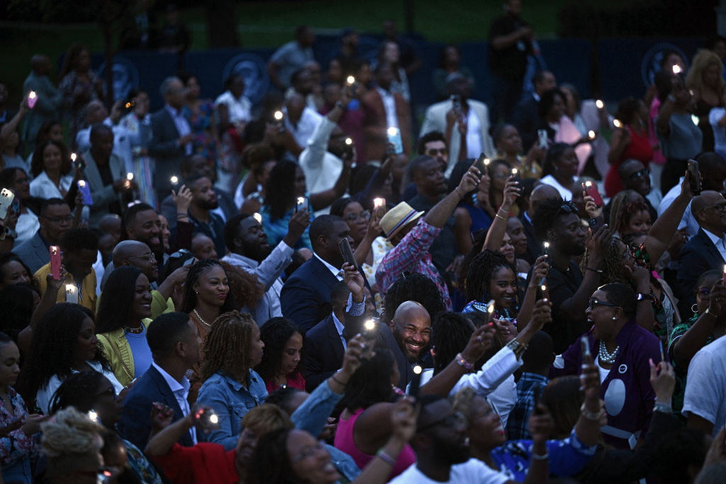 US-POLITICS-MINORITIES-JUNETEENTH-BIDEN