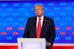 Donald Trump And Joe Biden Participate In First Presidential Debate