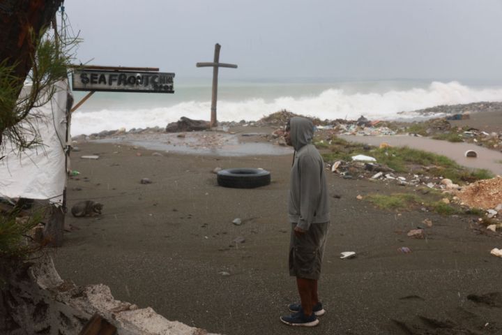 Hurricane Beryl Lashes Over Jamaica