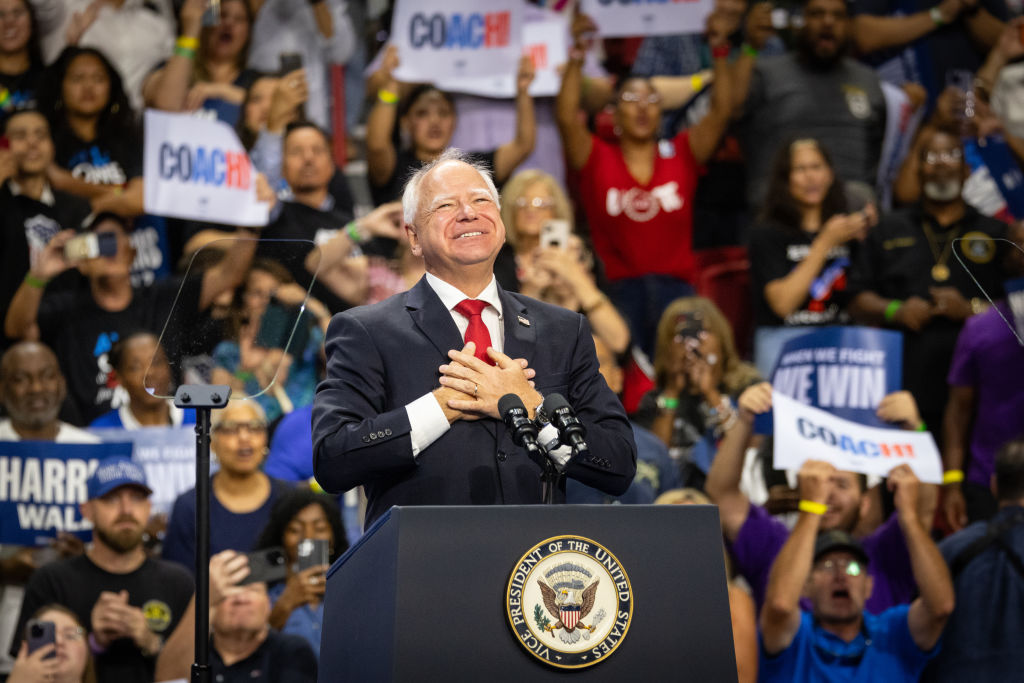 Vice President Kamala Harris and Governor Tim Walz Campaign Rally in Las Vegas...
