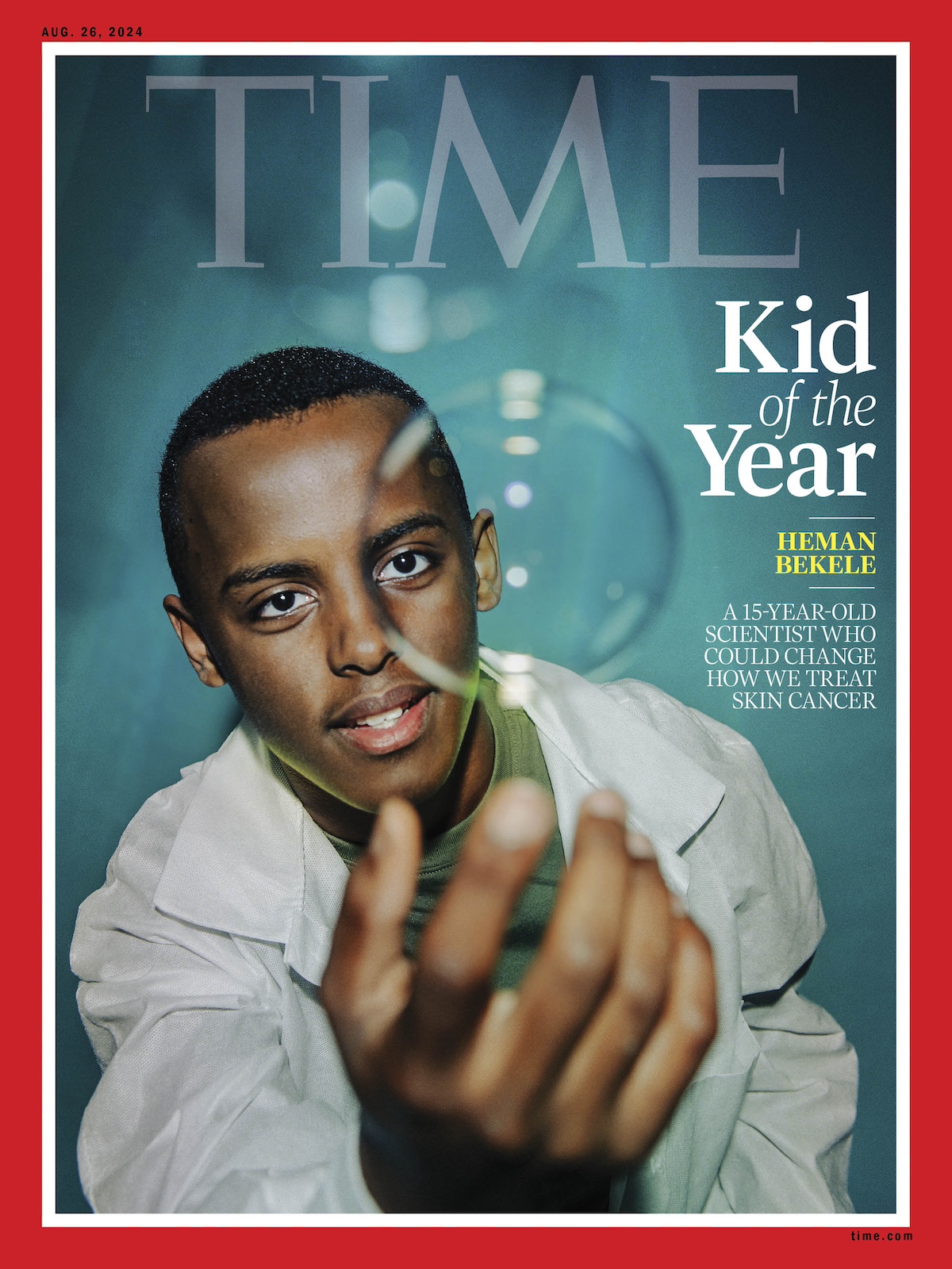 TIME 2024 Kid of the Year Heman Bekele , melanoma , cancer skin, treatment, 