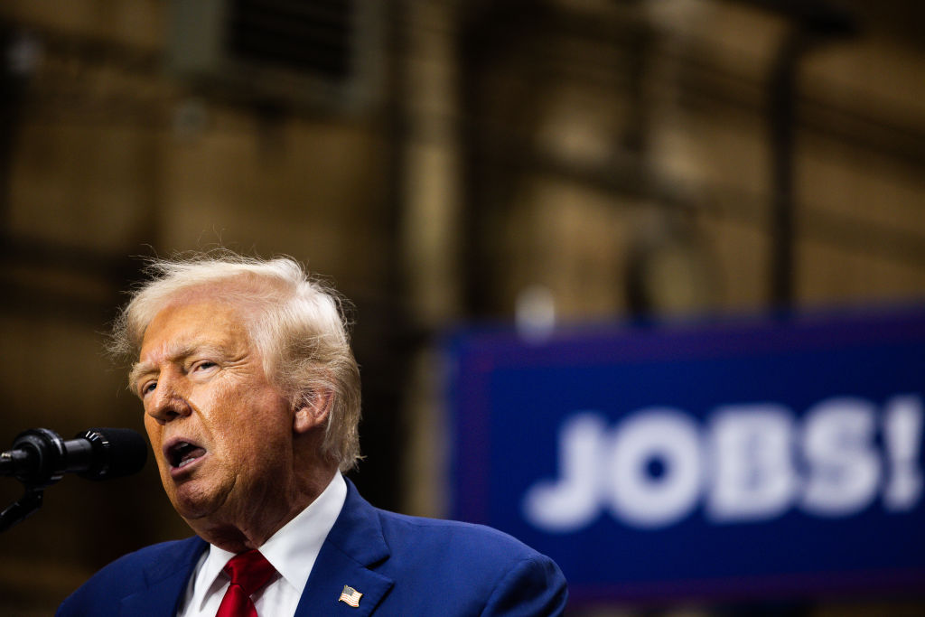 Republican Presidential Candidate Donald Trump Holds Rally In York, Pennsylvania