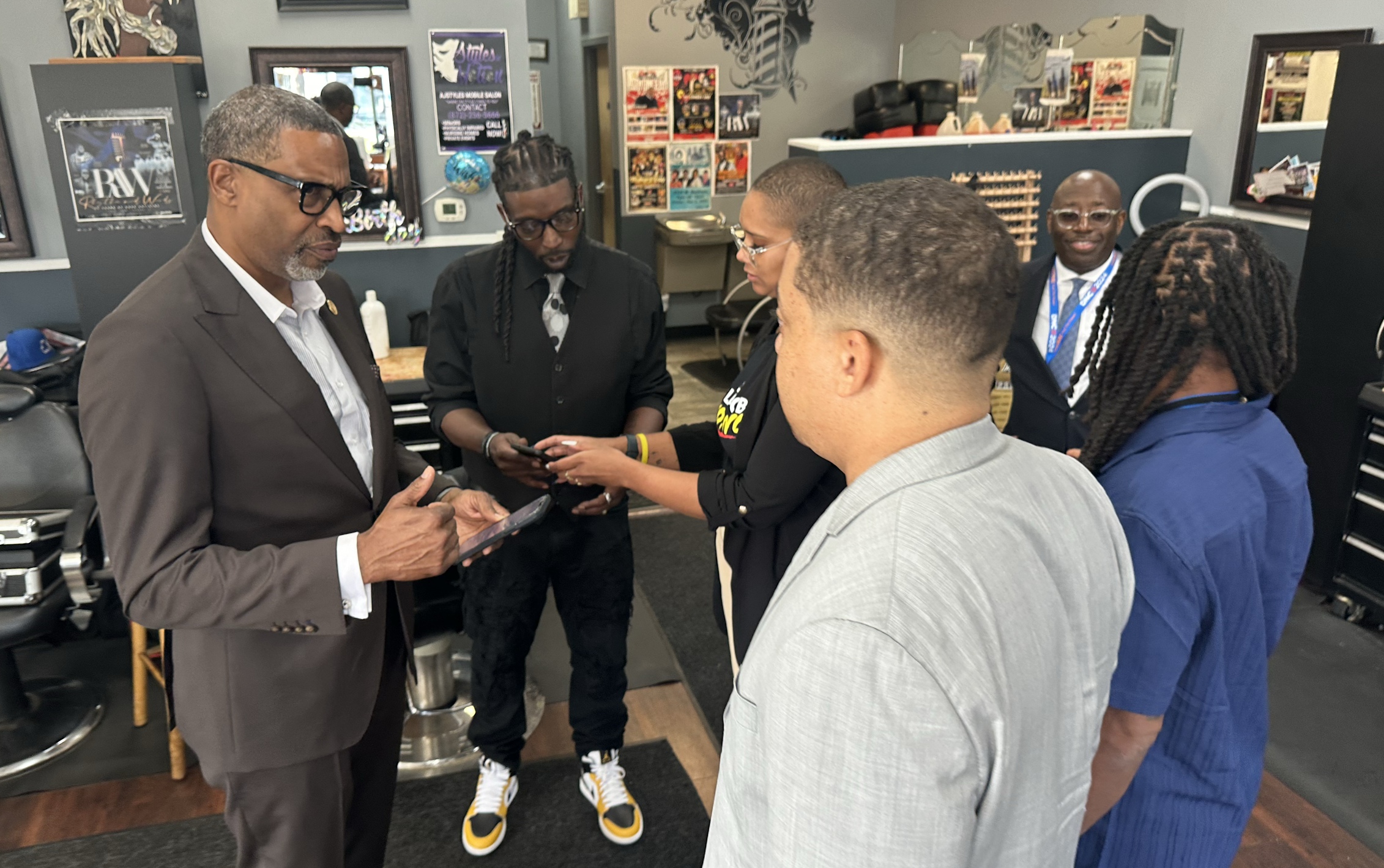 AJ Stylez And President Derrick Johnson NAACP, Bilal Morris