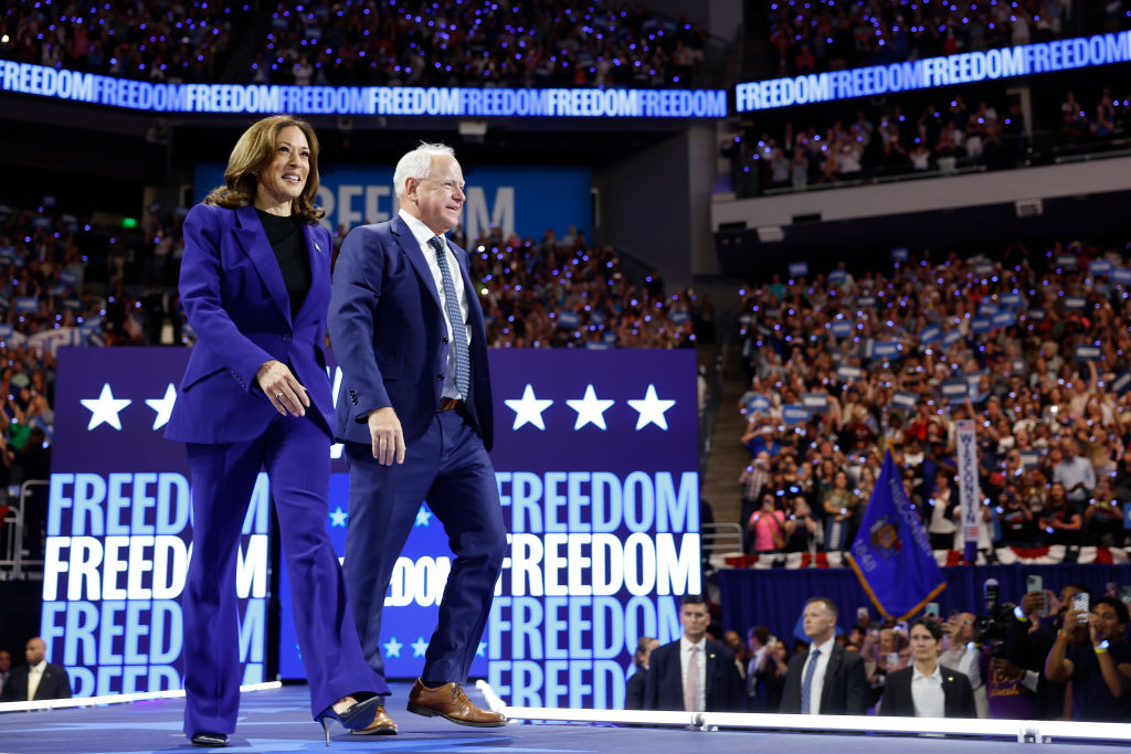 Democratic Presidential Candidate Vice President Kamala Harris Holds Campaign Rally In Milwaukee