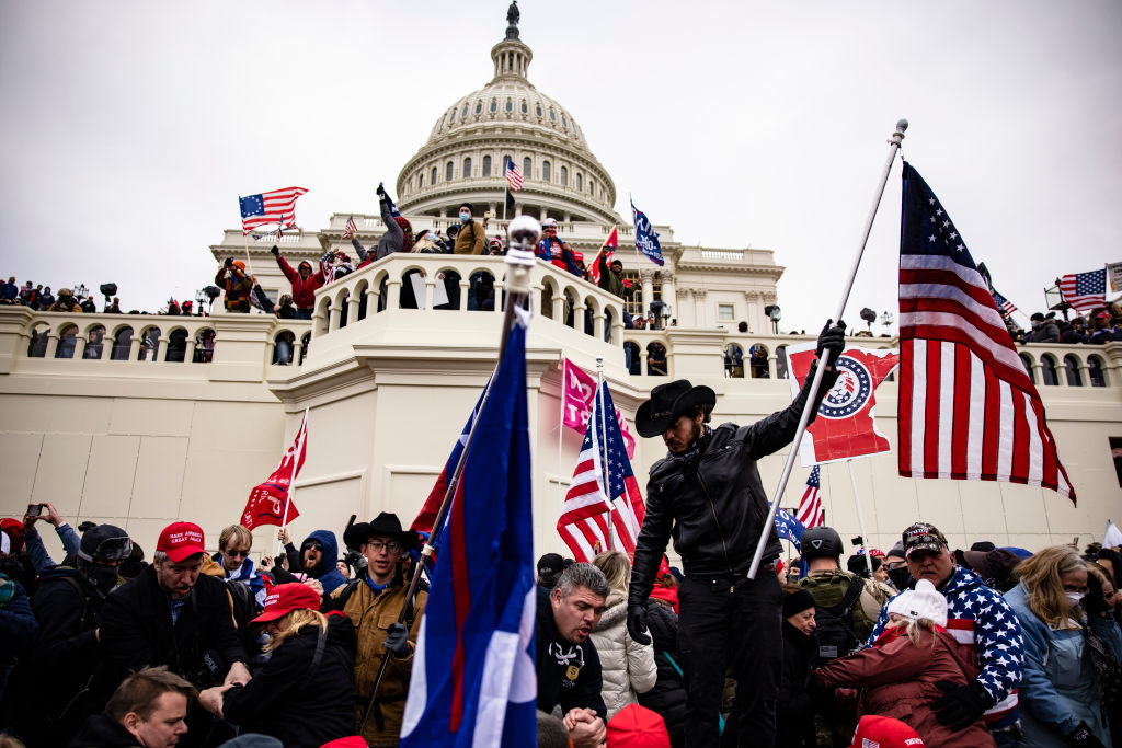 Trump Supporters Hold "Stop The Steal" Rally In DC Amid Ratification Of Presidential Election