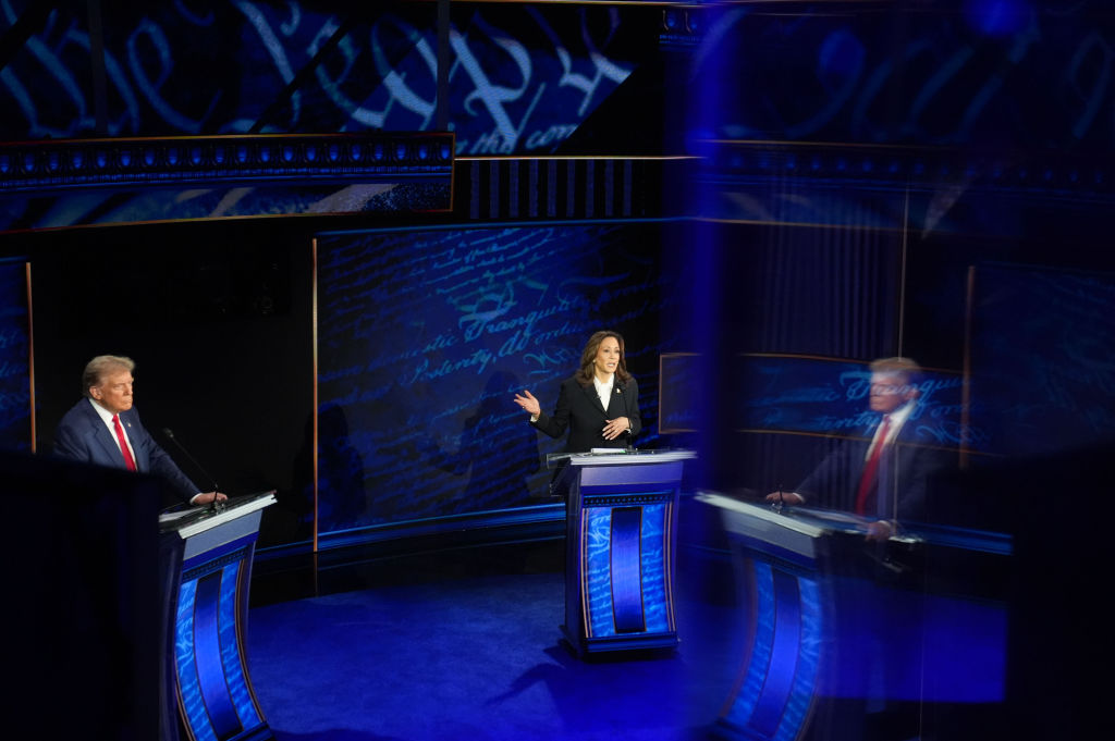 Democratic presidential nominee, U.S. Vice President Kamala Harris and Republican presidential nominee former President Donald Trump Debate