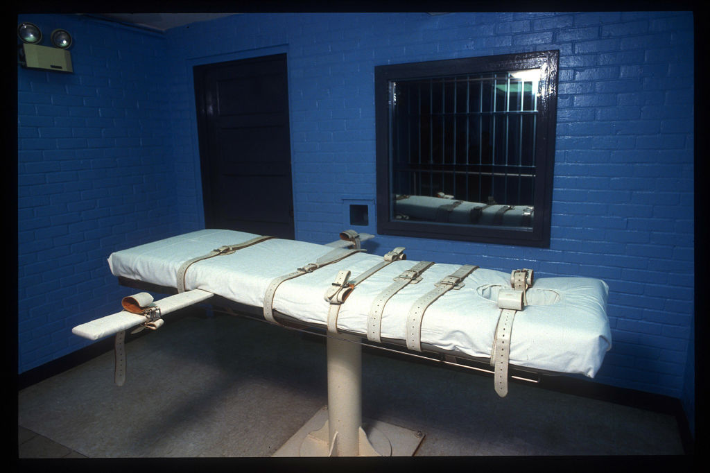 The Lethal Injection Death Chamber at Huntsville, Texas,