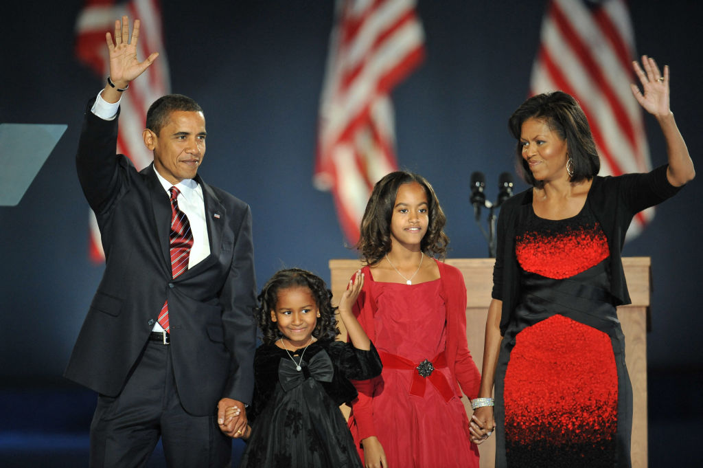 President-elect Barack Obama and family