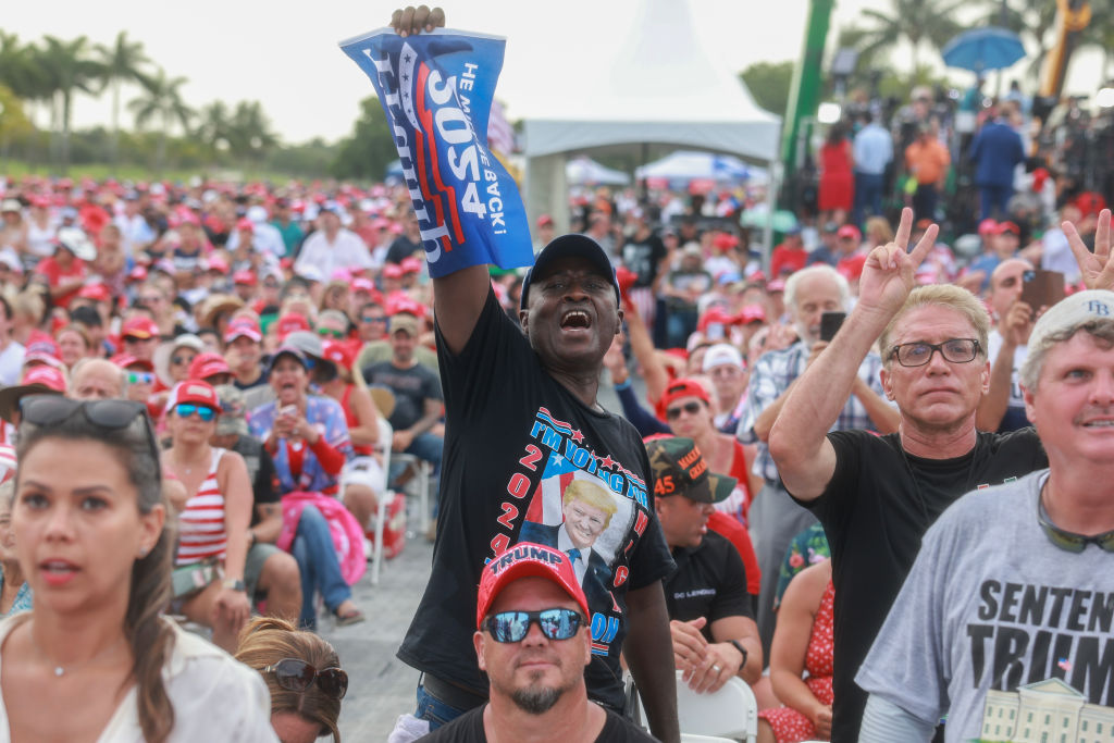 Former President Donald Trump Holds A Campaign Rally In Doral, Florida