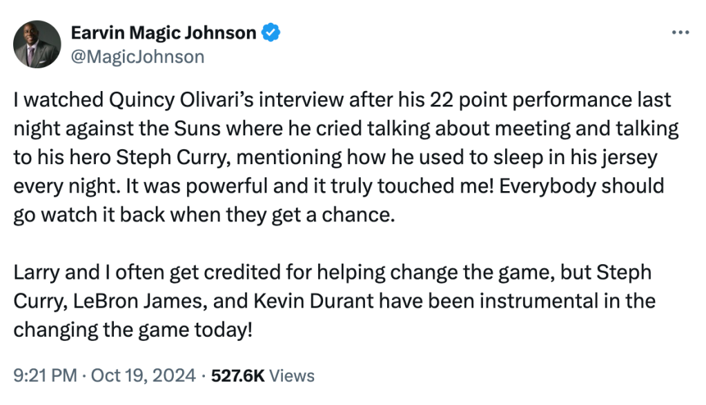 Quincy Olivari X posts