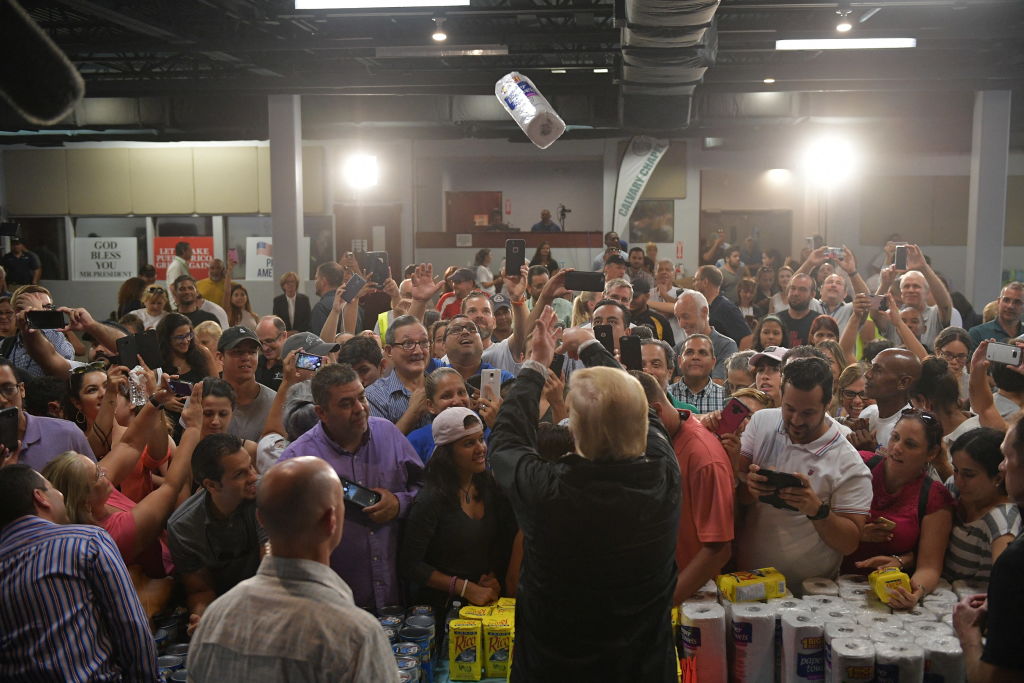 TOPSHOT-WEATHER-US-HURRICANE-PUERTORICO-POLITICS-TRUMP