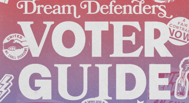 Dream Defenders voters guide