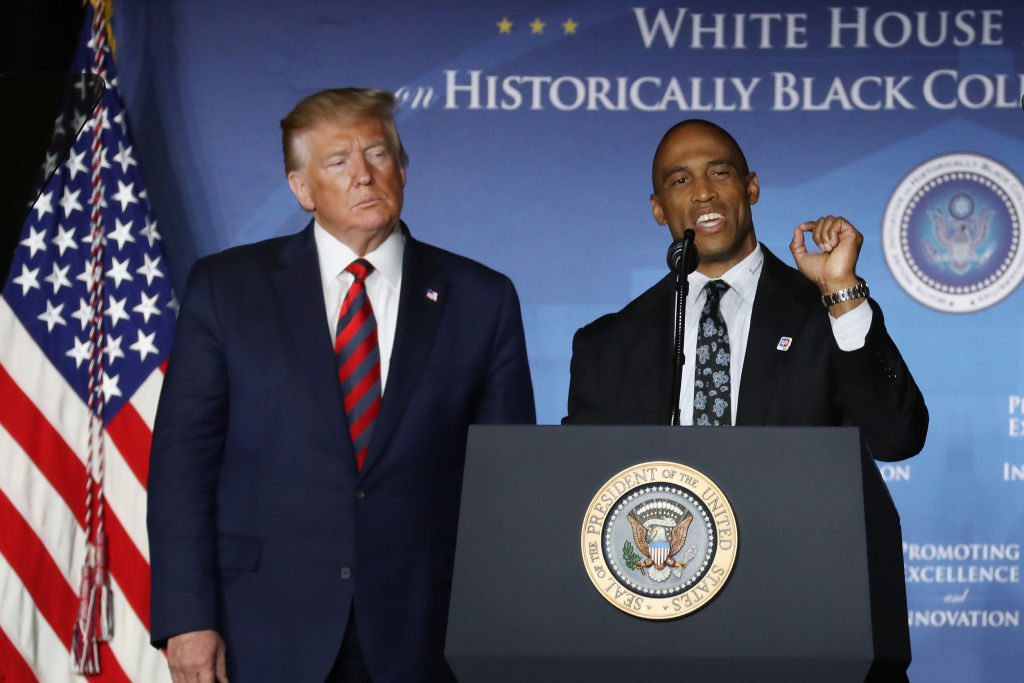 President Donald Trump Speaks At Remarks At National Historically Black Colleges And Universities Week Conference