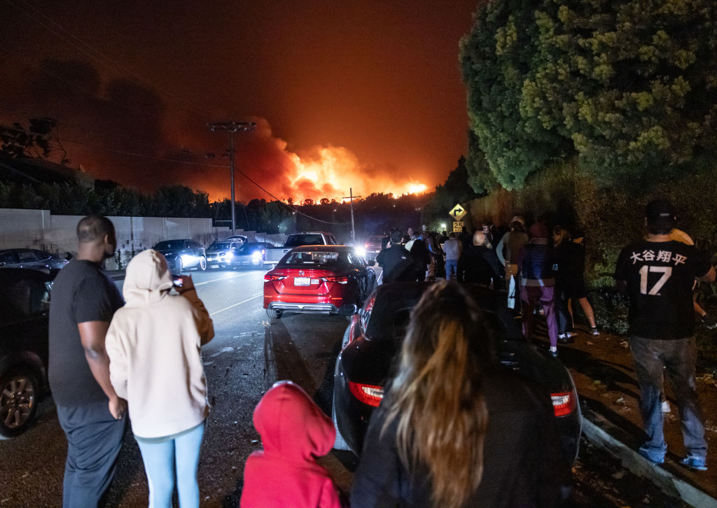 Powerful Winds Fuel Multiple Fires Across Los Angeles Area
