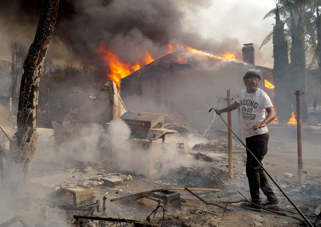 Powerful Winds Fuel Multiple Fires Across Los Angeles Area