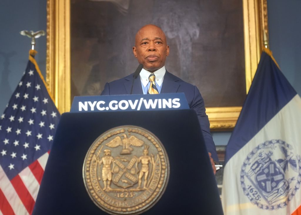 New York City mayor holds a press conference after meeting Trump's incoming 'border czar'
