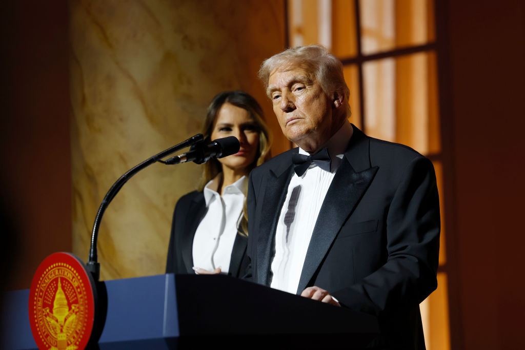 Donald Trump Attends Candlelight Dinner At Building Museum On Eve Of Inauguration