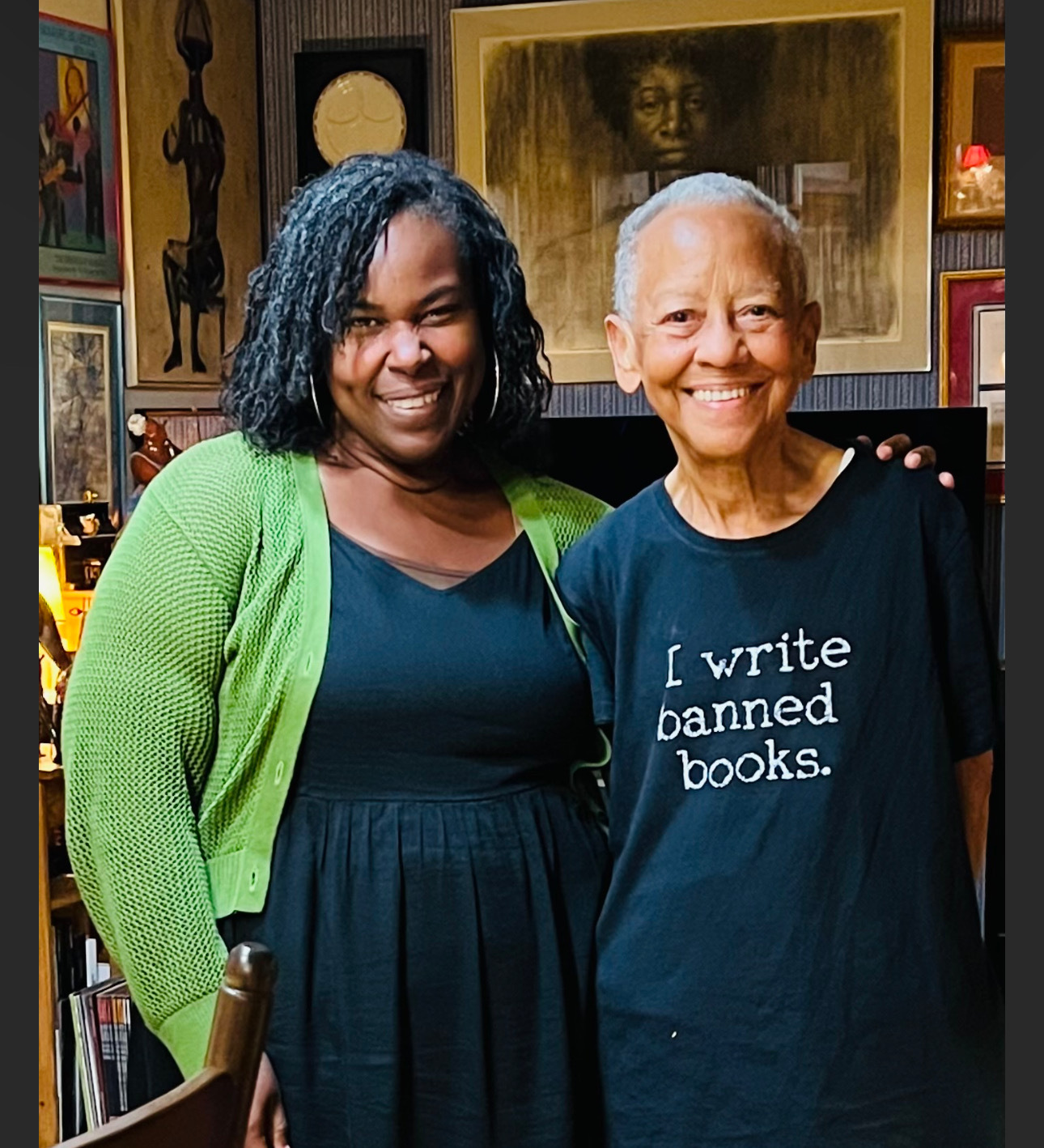 Renée Watson and Nikki Giovanni
