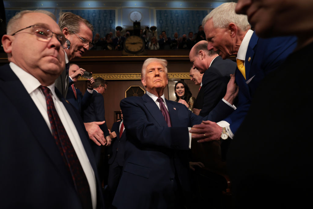 Donald Trump Delivers Joint Address To Congress