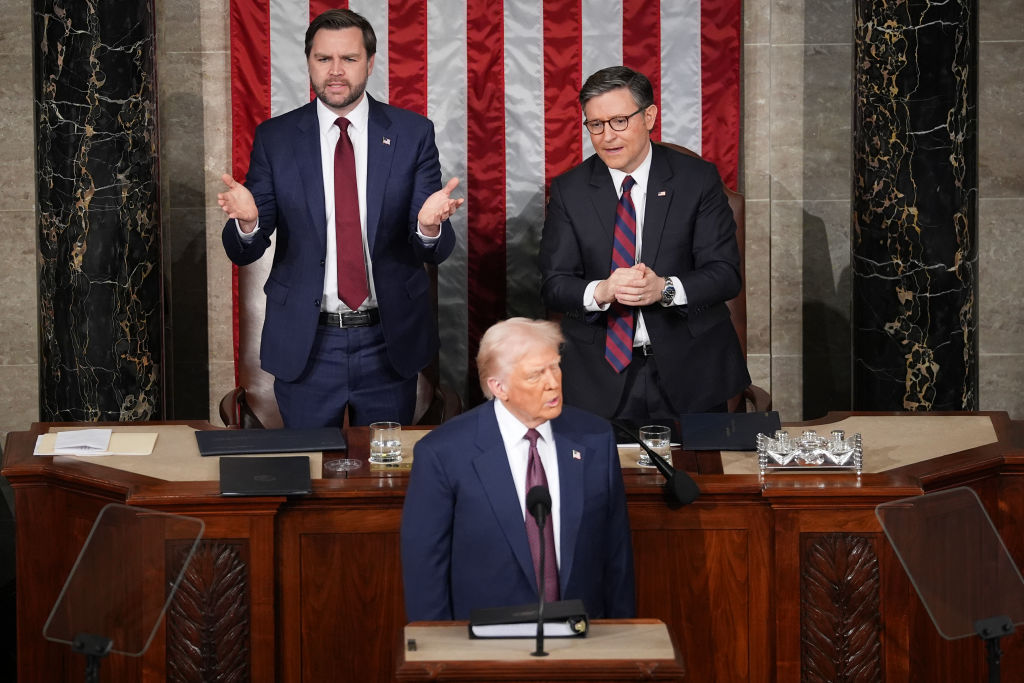 Donald Trump Delivers Joint Address To Congress