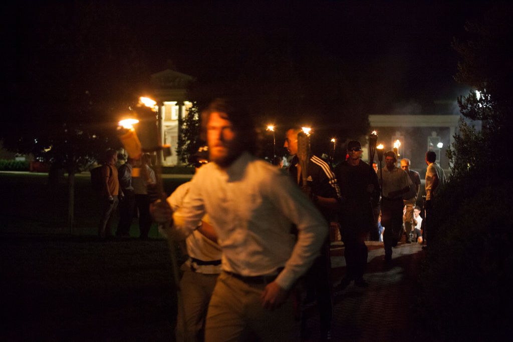 Alt Right, Neo Nazis hold torch rally at UVA