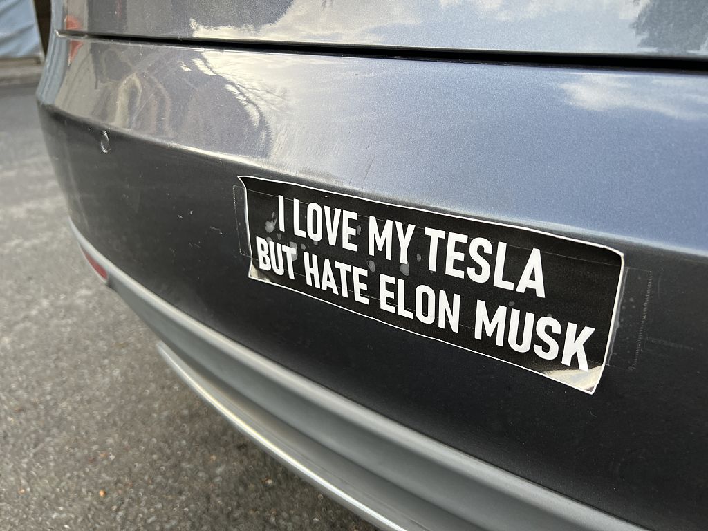 Tesla Anti Elon Musk Sticker