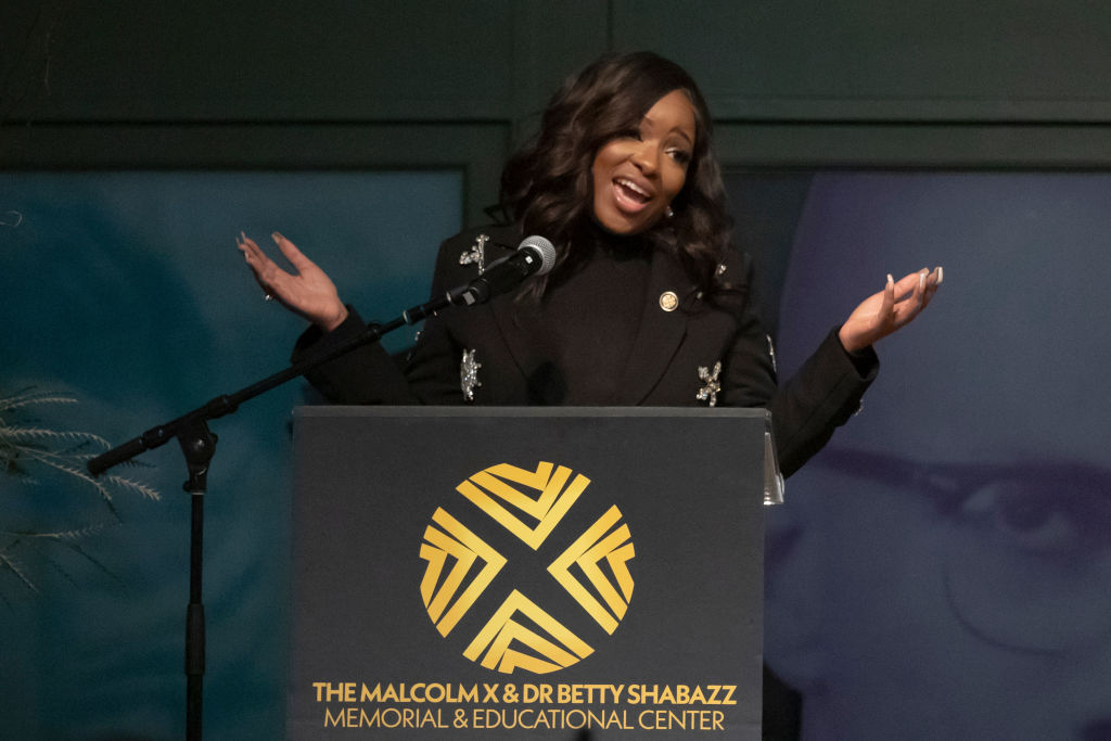 Jasmine Crockett at The 60th Annual Commemoration Of El-Hajj Malik El-Shabazz, Malcolm X