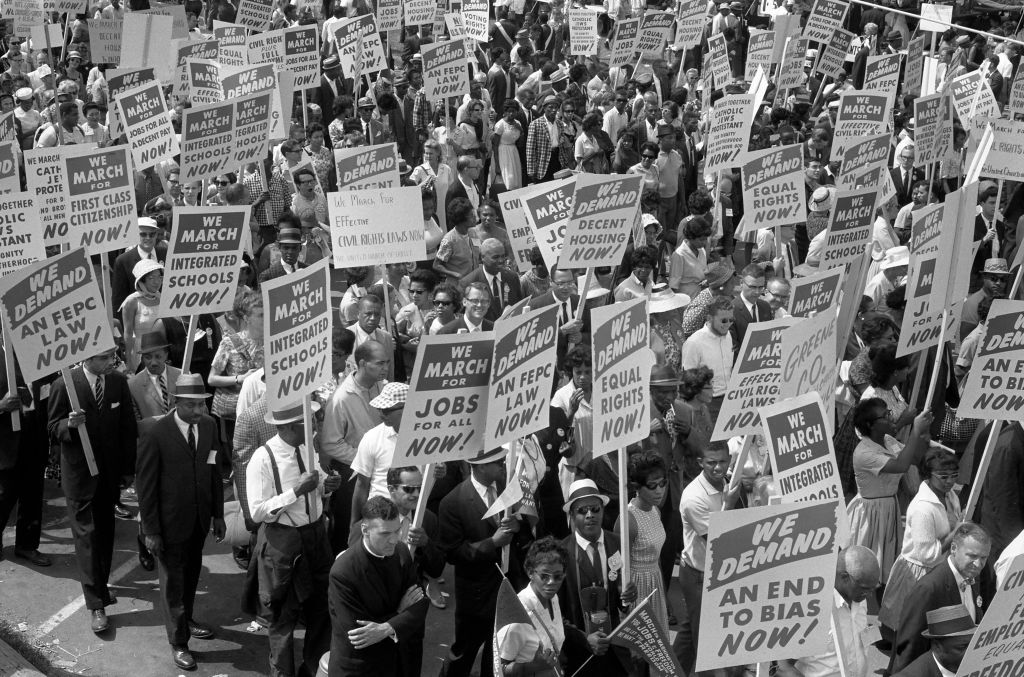 Crowd During The March On Washington