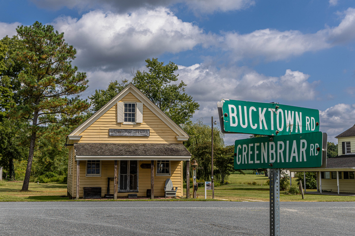 Bucktown General Store on the eastern shore of Maryland where Harriet Tubman was hurt