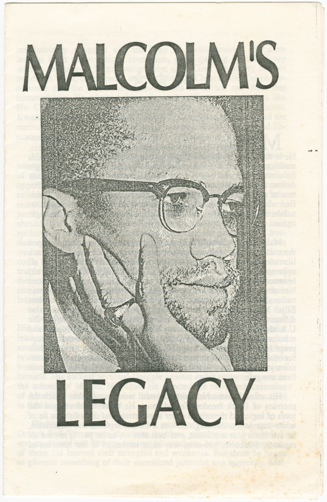 Malcolms Legacy,