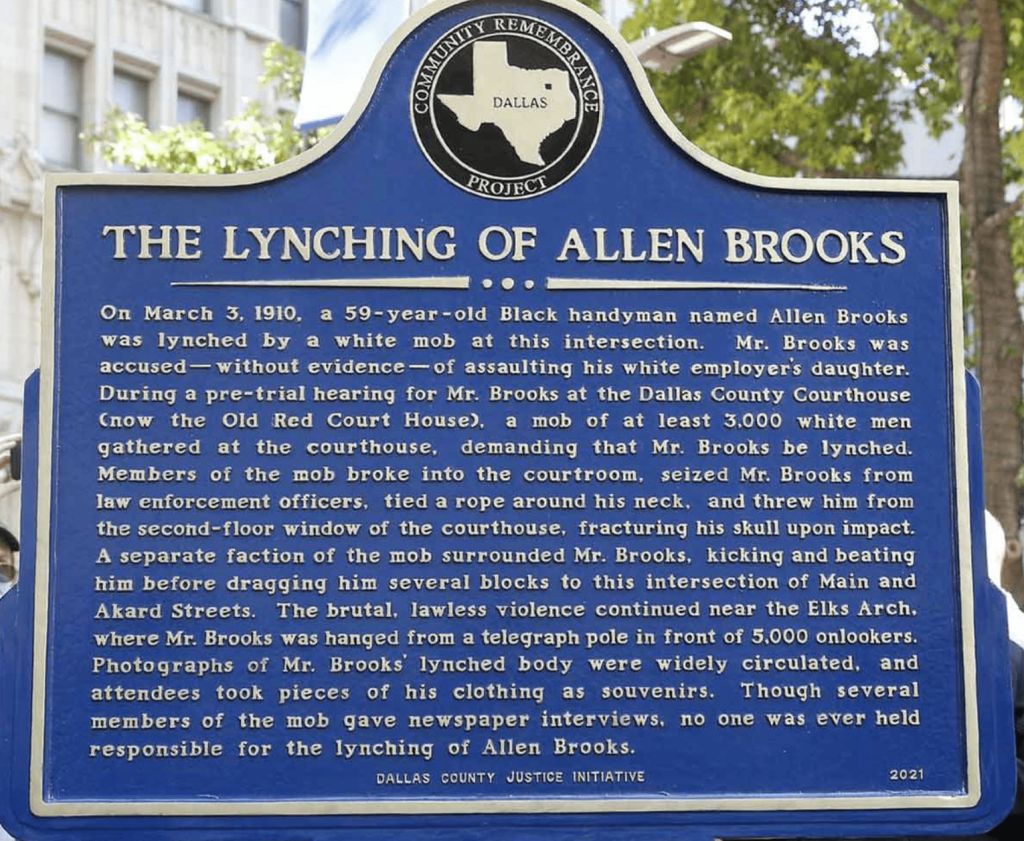 lynching of allen brooks