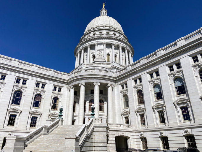 Wisconsin State Capitol Building in Madison -missing Black women bill