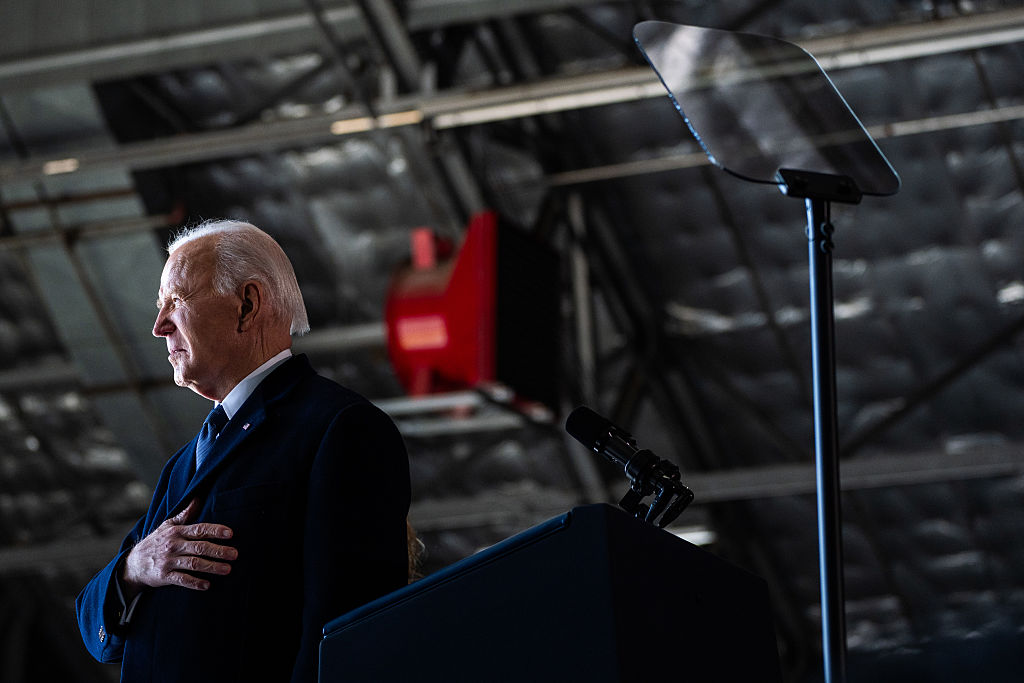 US president Joe Biden farewell event