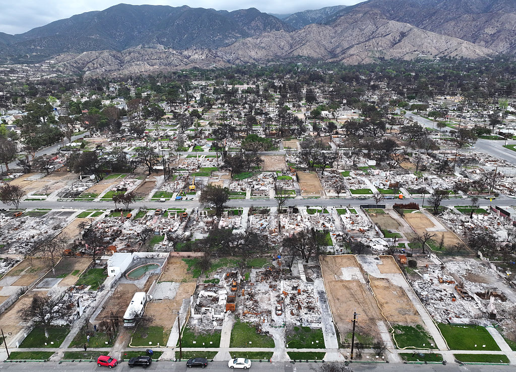 Developments In Altadena Following Eaton Wildfires