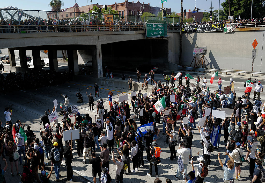 Protests Erupt In L.A. County, Sparked By Federal Immigration Raids