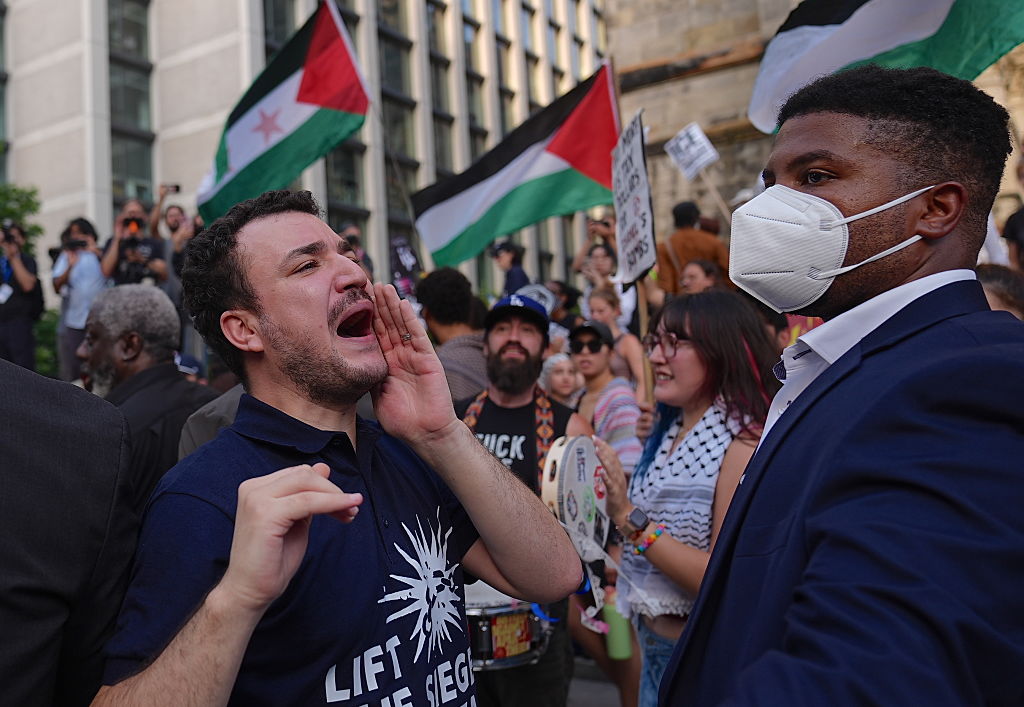 Mahmoud Khalil's press conference and rally in New York