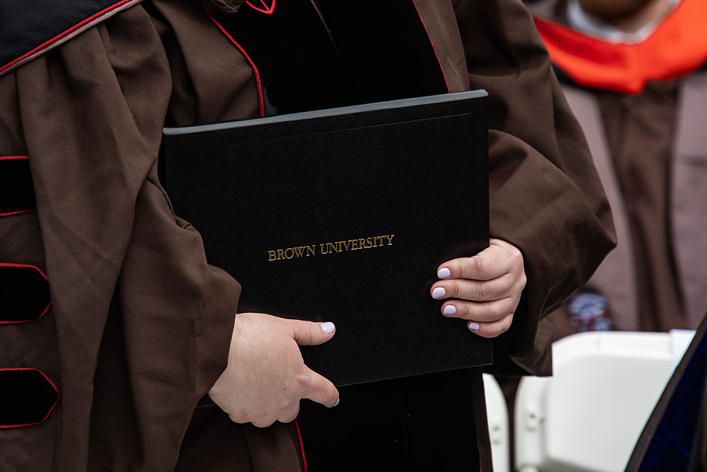 Graduation from Brown University
