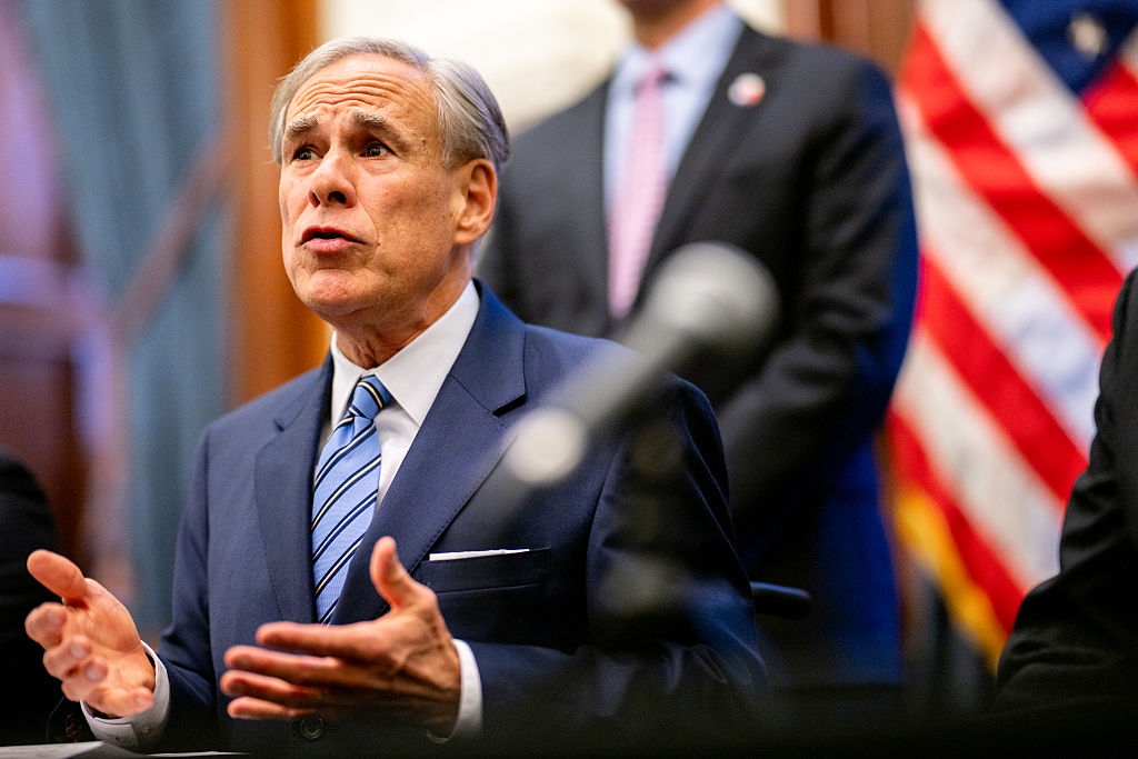 Texas Governor Abbott Holds Bill Signing To Create A Texas DOGE Office