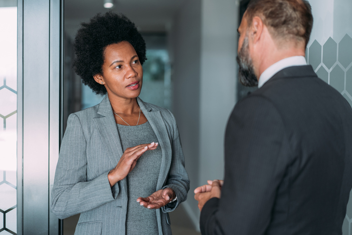 Business people in the office.
