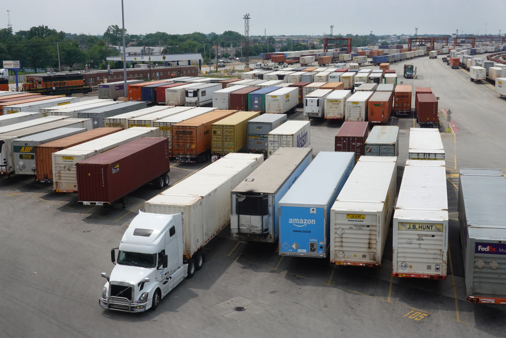 Global Supply Chain Bottlenecks Causing Traffic Buildups At Rail Yards