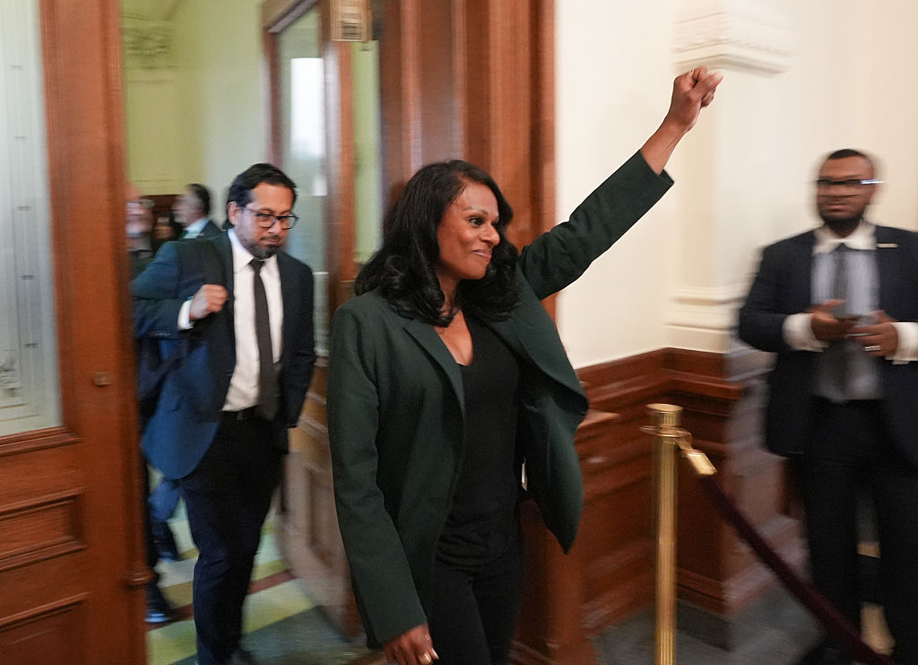 Texas Legislature 082025 Rep. Nicole Collier, D leaves House