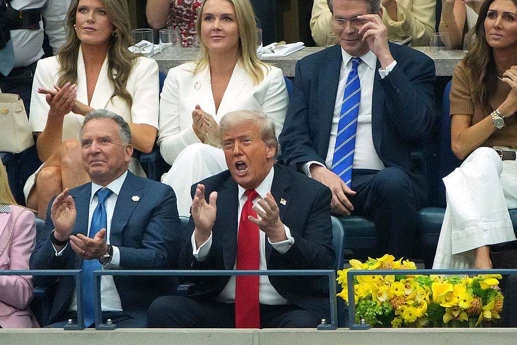 President Trump Travels To New York To Attend U.S. Open Finals