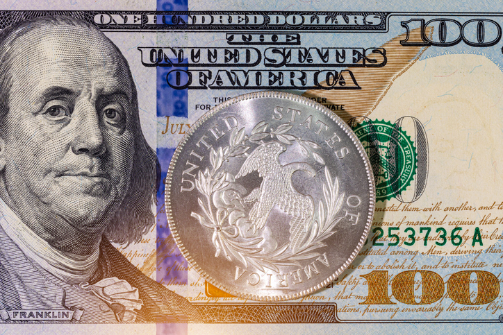 Silver coin 1 US dollar, The Charlie Kirk Commemorative Coin Act, Rep. August Pfluger, Rep. Abe Hamadeh, 