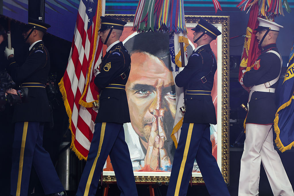 Memorial Service Held For Slain Conservative Activist Charlie Kirk At State Farm Stadium