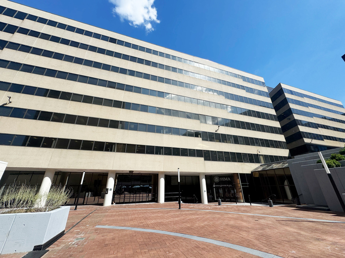 FEMA. Federal Emergency Management Agency headquarters, exterior of the building.