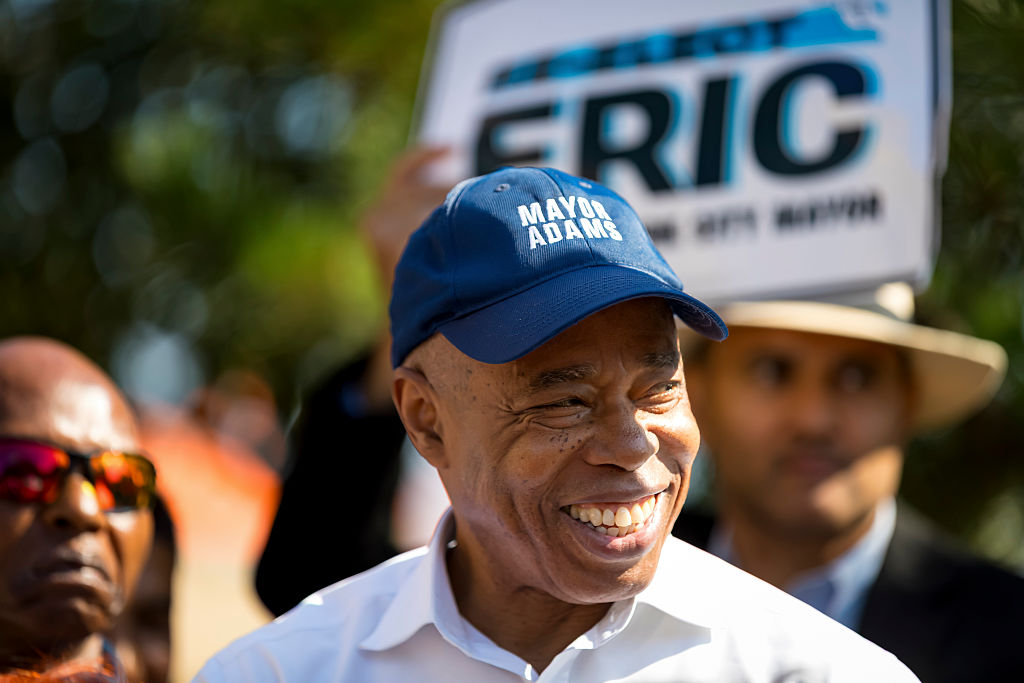 Mayor Eric Adams holds a South Brooklyn Rally for re-...