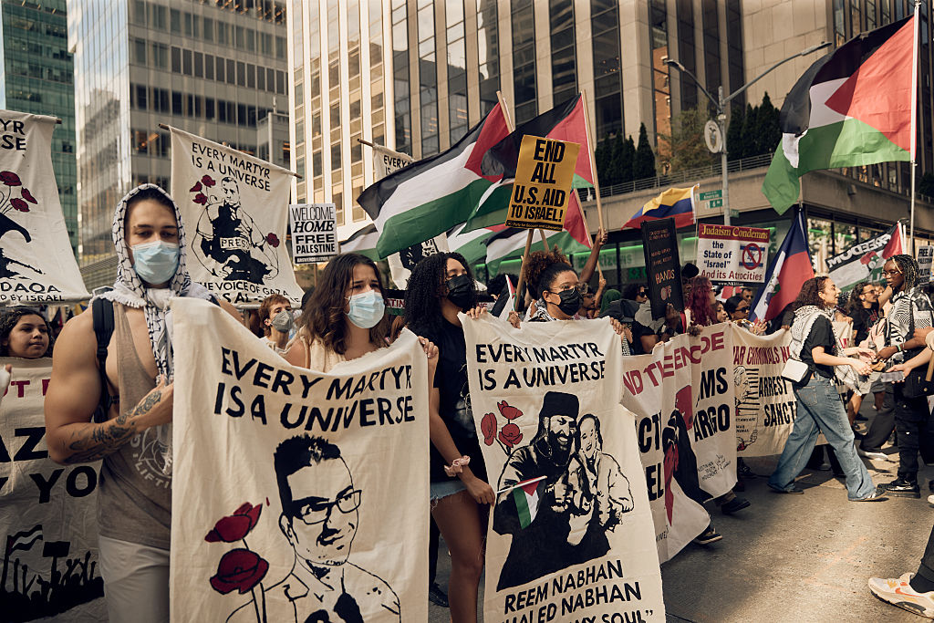 Hundreds protest in NYC during Netanyahu's speech at UN Assembly