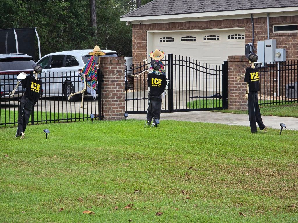Mobile County Sheriff Paul Burch Halloween Decorations