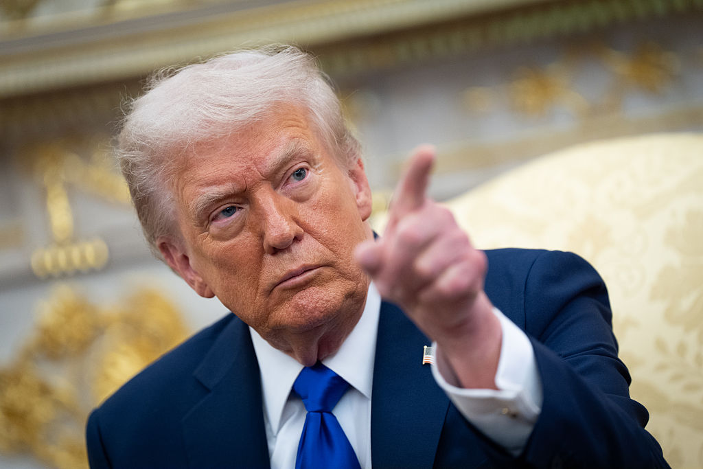 U.S. President Donald Trump met with Canadian Prime Minister Mark Carney