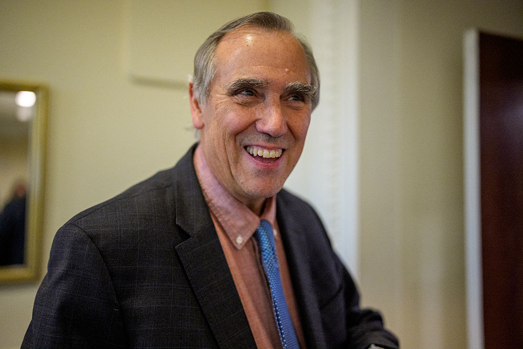 Sen Merkley Speaks After Holding An Overnight Speech Against The Trump Administration